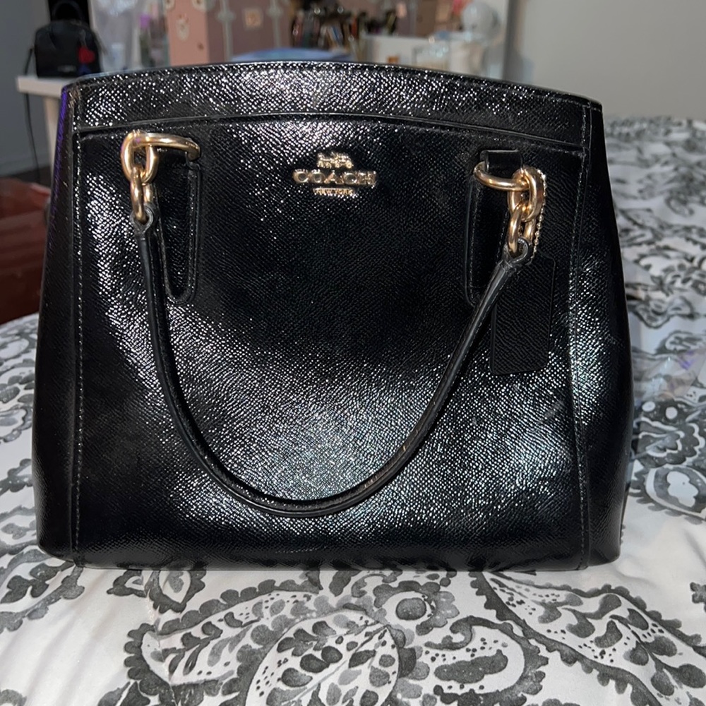 Black coach bag